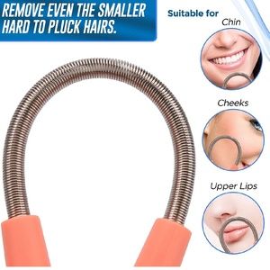 Spring facial hair remover